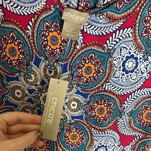 Chico’s Medallion Cluster Print Maxi Dress - Picture 5 of 7